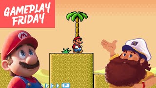 Gameplay Friday Playing Mario eReader levels and talking about the Mario movie [upl. by Phare]