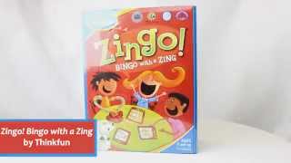 Zingo Bingo with a Zing by Thinkfun BI7700 [upl. by Ansela]