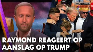 Raymond Mens reageert op aanslag op Donald Trump Dit gaat de verkiezingen bepalen [upl. by Niwrud456]