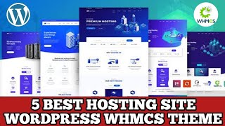 Best wordpress theme for hosting Website 2023  Best Web Hosting WHMCS HTML Template Download [upl. by Adan]