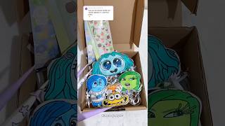 Packing inside out 2 squishy fake 🎁 comment what to do next 👉🏻 papercraft insideout2 shorts [upl. by Anowahs562]