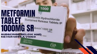 Metformin 1000mg SR Tablet  Anti diabetic medicine  control sugar  Glycomet  Aiims pharmsquare [upl. by Stillman]