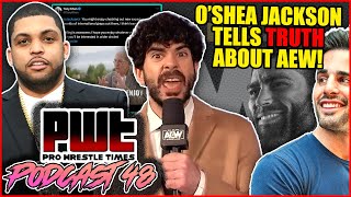 OShea Jackson Jr Tells The TRUTH About AEW on Chris Van Vliet Tony Khan RESPONDS [upl. by Eetnahs]