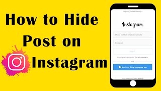 How to Hide Instagram Post From Someone  Hide Instagram Post Without Unfollowing  100 Working [upl. by Uehttam767]