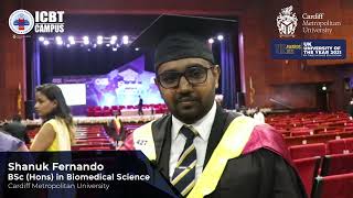 MrShanuk Fernando graduated in BSc Hons Biomedical Science shared her experience [upl. by Lekar]