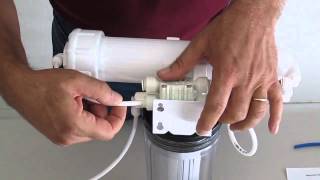 How to install an automatic shut of valve on your reverse osmosis system [upl. by Alicirp621]