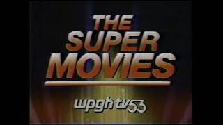 WPGHTV quotThe Super Moviesquot bumpers November 1987 [upl. by Rapp995]