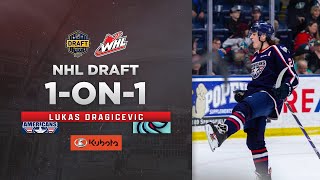 2023 NHL Draft 1on1  Lukas Dragicevic [upl. by Haggai]