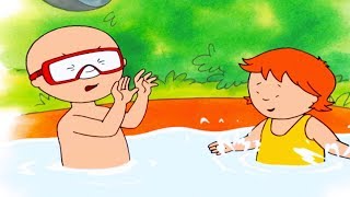 Caillou English Full Episodes  Caillou in the Paddling Pool  Cartoon Movie  Cartoons for Kids [upl. by Babbette]