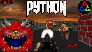 Creating a DOOM Wolfenstein  style 3D Game in Python [upl. by Hanaj752]