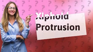 What causes xiphoid process to stick out [upl. by Nylknarf]