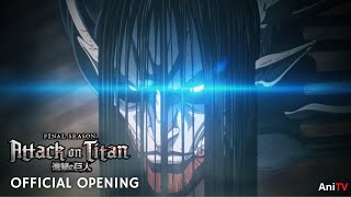 Attack on Titan Season 4 Final Season Part 4  Opening  The Last Titan [upl. by Nitsid]