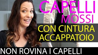 TUTORIAL CAPELLI MOSSI BOCCOLI MORBIDI CON PIASTRA [upl. by Corrianne]