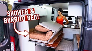 LUXURY Van Tour  DESIGN REVIEW of Innovative Campervan Layout [upl. by Clarisa]