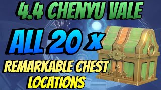 44 Chenyu Vale All Remarkable Chest Locations Genshin Impact [upl. by Lasala994]