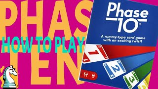 How to Play Phase 10  a contract rummy card game [upl. by Neelon465]