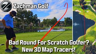 What Does It Look Like When A Scratch Golfer Plays BAD 9 Holes at Tijeras Creek with 3D Tracers [upl. by Nallak786]