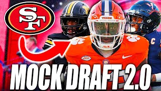 FULL 7 Round 49ers Mock Draft 20 [upl. by Ahsiemat]