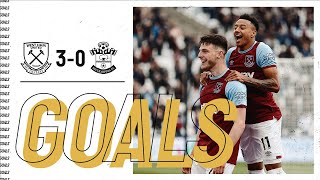 GOALS  WEST HAM 30 SOUTHAMPTON [upl. by Loriner]