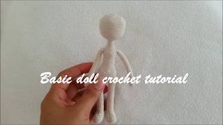 Basic doll body crochet [upl. by Brandais]