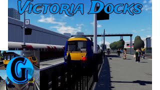 Trains At Victoria Docks In British Railway V130 [upl. by Atsira410]