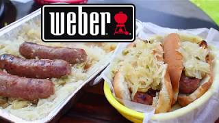 Beer Brats with Sauerkraut Onions amp Jalapenos [upl. by True]