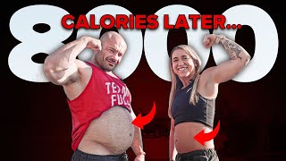 Massive 8000 Calorie Bulk Meal Insane High Volume Push Workout [upl. by Neit]