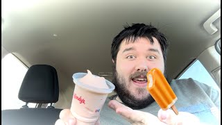 Wendys 0range Dreamsicle Frosty  Review [upl. by Einnok]