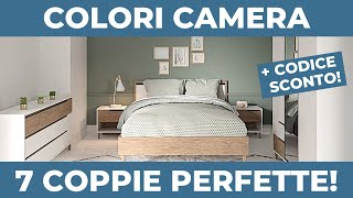 Colori per la CAMERA DA LETTO 7 abbinamenti perfetti [upl. by Bihas]