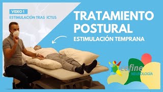 REHABILITACIÓN ICTUS 1  🛏️ TRATAMIENTO POSTURAL para HEMIPLEJÍA ESTIMULACIÓN del LADO AFECTO [upl. by Nemzzaj853]