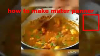 how to make matar paneer by nisha madhulika [upl. by Kelbee]