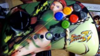 Unboxing Mad Catz Street Fighter IV Fight Pad Cammy [upl. by Rehctaht877]