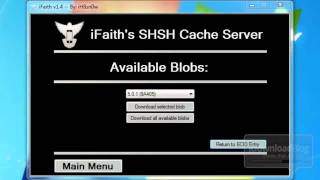 How to use iFaith to Retrieve SHSH Blobs from Cache Server [upl. by Enilesor]