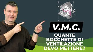 VENTILAZIONE MECCANICA CONTROLLATA  quante BOCCHETTE DI VENTILAZIONE devo mettere [upl. by Bax]