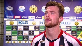 Erik Falkenburg Energie putten uit zege bij Roda JC [upl. by Anneirda377]