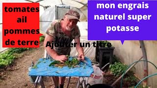 mon engrais potasse  pour tomates ail et échalotes [upl. by Renny]