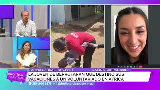 LA JOVEN DE BERROTARAN QUE DESTINO SUS VACACIONES A UN VOLUNTARIADO EN AFRICA [upl. by Nirrej14]