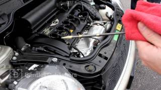 MINI Cooper R56 R55 R57 20072011  How to check engine oil level  DIY Repair [upl. by Akilaz635]