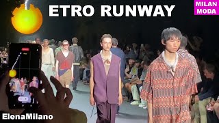 FULL exclusive ETRO runway 18062023 Milan Fashion Week 🇮🇹 italy milan mfw [upl. by Gnus]