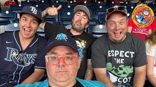 Phillies vs Rays Baseball with Adam the Woo Tampa Jay and The Philly Captain [upl. by Orimisac]