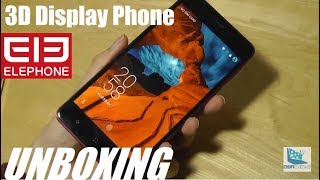 Unboxing Elephone P8 3D Display Smartphone Red Edition [upl. by Erund]