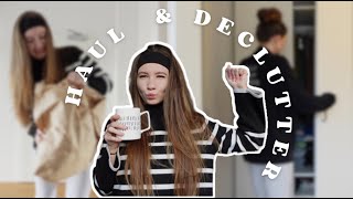 Kleiderschrank ausmisten amp aufräumen  Basics Haul  HerbstWinterkleidung amp capsule wardrobe 🧥 [upl. by Leunamesoj]