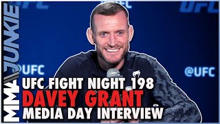 Davey Grant expects a big hit hard war against Adrian Yanez  UFC Vegas 43 [upl. by Gaudette644]