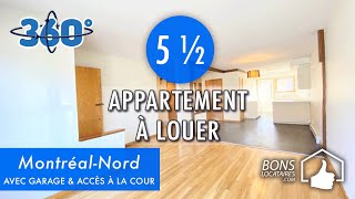 Appartement à louer  Visite virtuelle  Apartment Tour  MontréalNord 5 ½ BonsLocatairescom [upl. by Tiffy487]