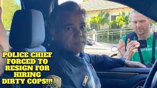 Police Chief Resigns after This Interview Biscayne Park Police Department [upl. by Lyn]