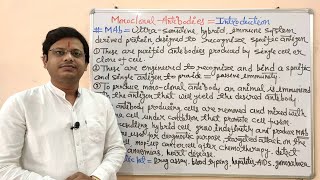 Immunopharmacology Part12 Monoclonal Antibodies 01  Introduction and Production Techniques [upl. by Atnwahs]