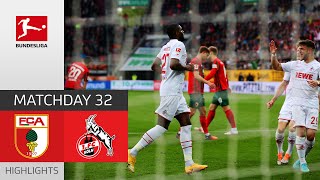 FC Augsburg  1 FC Köln 14  Highlights  Matchday 32 – Bundesliga 202122 [upl. by Notsua243]