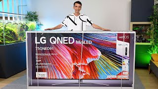 MiniLED Aydınlatmalı 75quot LG QNED 91 TV İnceleme [upl. by Daye903]