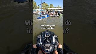 jetski accident fail fails jetski crash lakelife boating lake yamaha seadoo kawasaki moto [upl. by Odeen726]