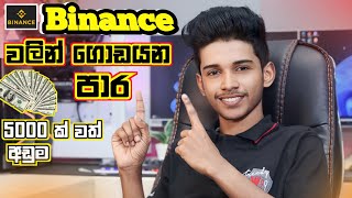 How to Earning EMoney For SinhalaHow to Success through binanceBinance sinhala [upl. by Cartwell]